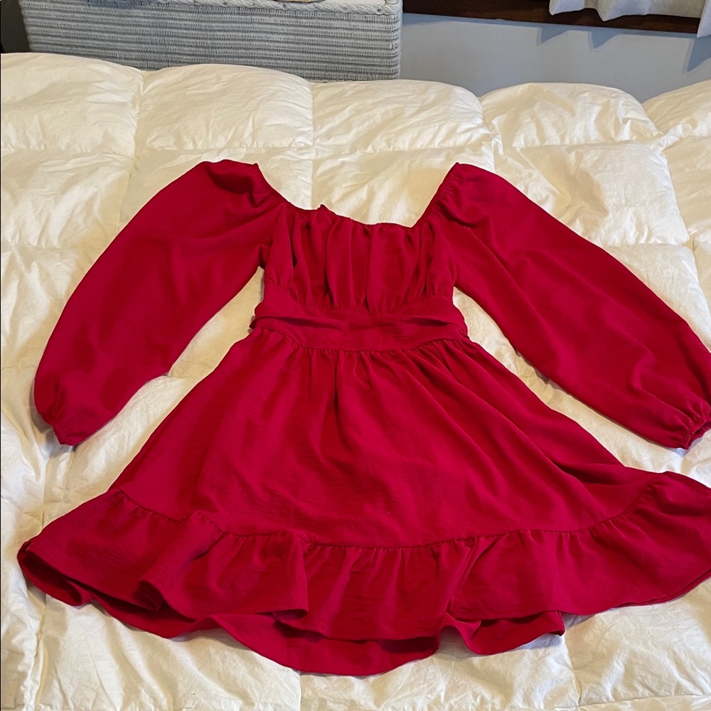 Charming Red Women’s Dress